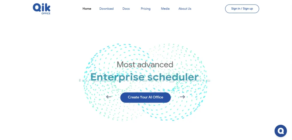 Qik Office Dashboard