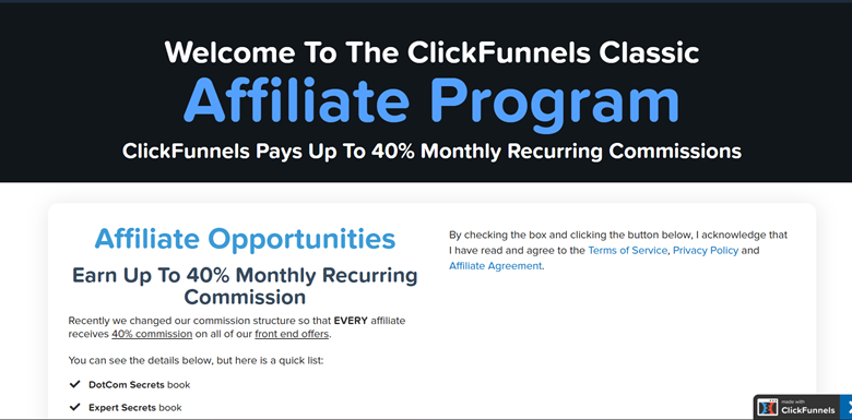 ClickFunnels Affiliate Program (Classic)